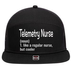 Funny Nursing Joke Nurse For Nurse Specialty Gift 7 Panel Mesh Trucker Snapback Hat