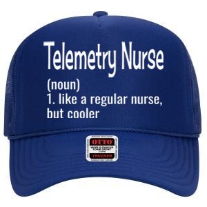 Funny Nursing Joke Nurse For Nurse Specialty Gift High Crown Mesh Back Trucker Hat