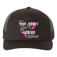 Funny New Jersey S Just A New Jersey Girl In A Florida Yupoong Adult 5-Panel Trucker Hat