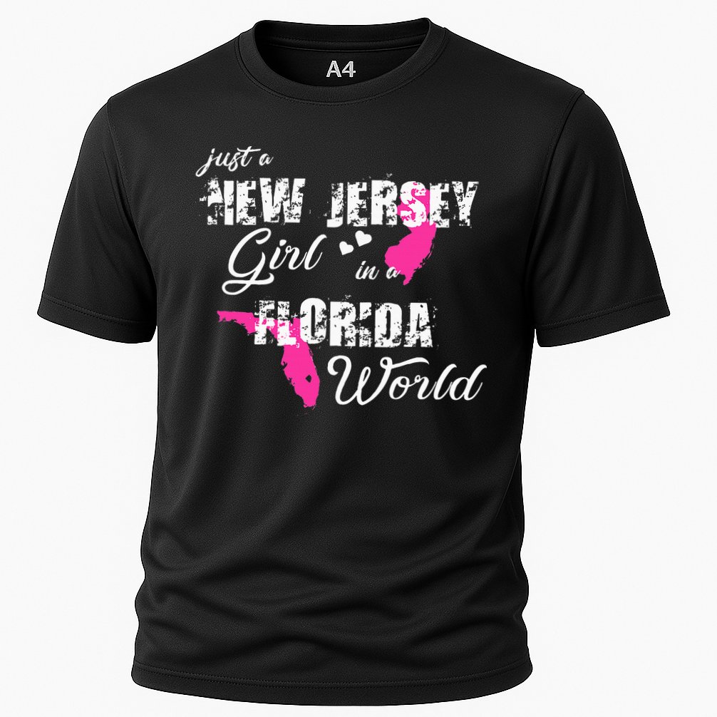 Funny New Jersey S Just A New Jersey Girl In A Florida Performance Shirt