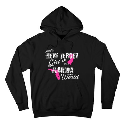 Funny New Jersey S Just A New Jersey Girl In A Florida Hoodie