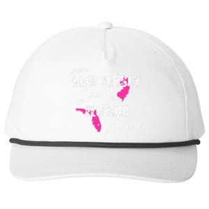 Funny New Jersey S Just A New Jersey Girl In A Florida Snapback Five-Panel Rope Hat