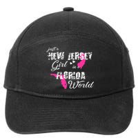 Funny New Jersey S Just A New Jersey Girl In A Florida 7-Panel Snapback Hat