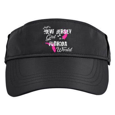 Funny New Jersey S Just A New Jersey Girl In A Florida Adult Drive Performance Visor