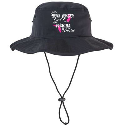 Funny New Jersey S Just A New Jersey Girl In A Florida Legacy Cool Fit Booney Bucket Hat