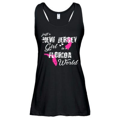 Funny New Jersey S Just A New Jersey Girl In A Florida Ladies Essential Flowy Tank