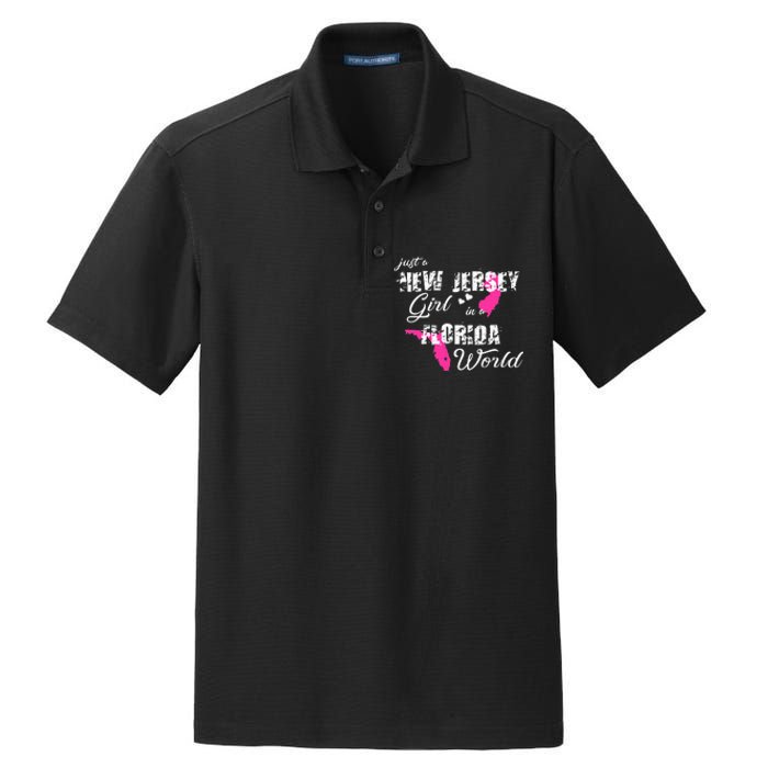 Funny New Jersey S Just A New Jersey Girl In A Florida Dry Zone Grid Polo