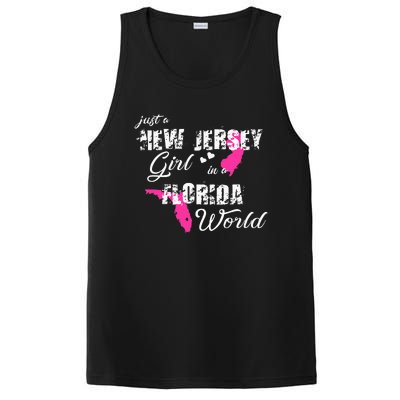 Funny New Jersey S Just A New Jersey Girl In A Florida PosiCharge Competitor Tank