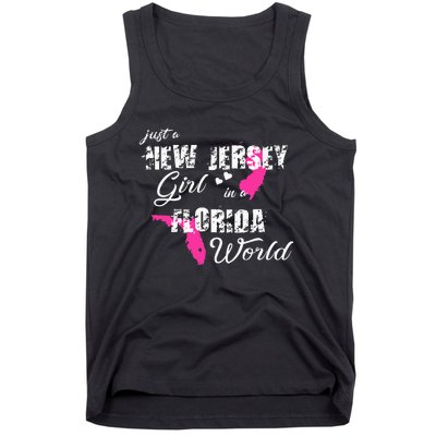 Funny New Jersey S Just A New Jersey Girl In A Florida Tank Top