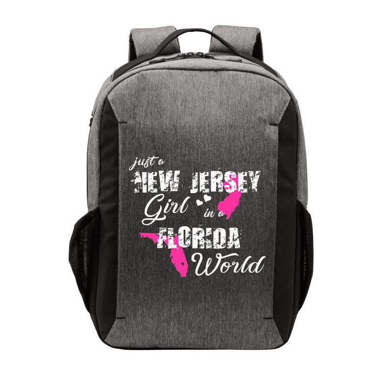 Funny New Jersey S Just A New Jersey Girl In A Florida Vector Backpack
