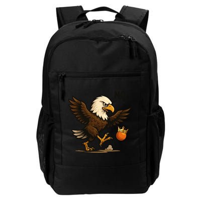 Funny No Kings In America Eagle Backpack