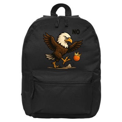Funny No Kings In America Eagle 16 in Basic Backpack