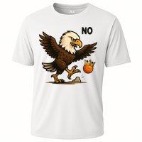 Funny No Kings In America Eagle Cooling Performance Crew T-Shirt