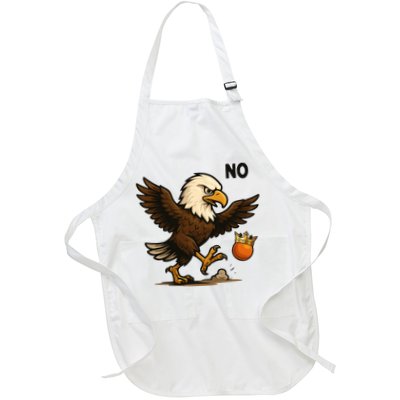 Funny No Kings In America Eagle Apron