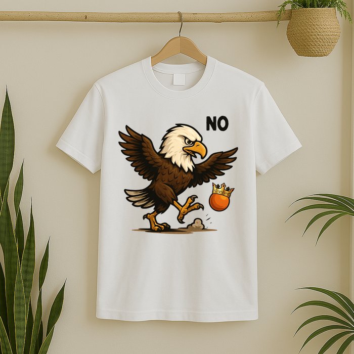 Funny No Kings In America Eagle T-Shirt