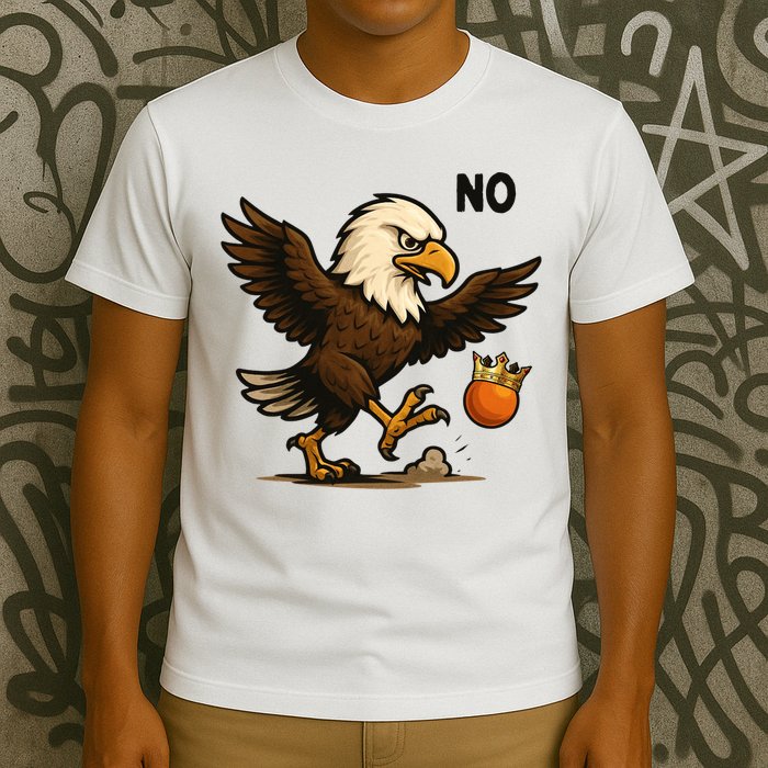 Funny No Kings In America Eagle T-Shirt