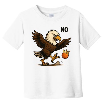 Funny No Kings In America Eagle Toddler T-Shirt