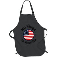Funny No Kings In America Flag Protest Save Democracy Apron