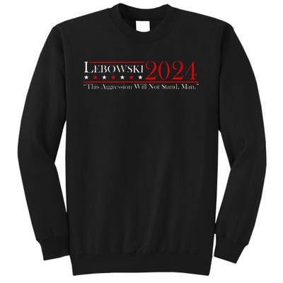 Funny Name Lebowski Political Election Vote 2024 Men Women Tall Sweatshirt