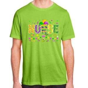 Funny Nurse Lover Mardi Gras Carnival Party Cute Gift Adult ChromaSoft Performance T-Shirt