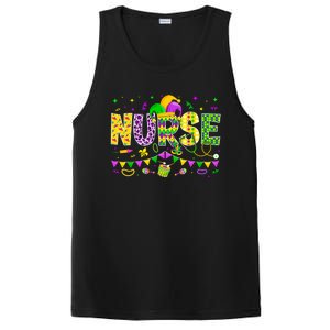 Funny Nurse Lover Mardi Gras Carnival Party Cute Gift PosiCharge Competitor Tank