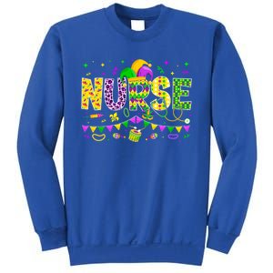 Funny Nurse Lover Mardi Gras Carnival Party Cute Gift Sweatshirt