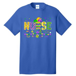 Funny Nurse Lover Mardi Gras Carnival Party Cute Gift Tall T-Shirt