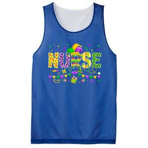 Funny Nurse Lover Mardi Gras Carnival Party Cute Gift Mesh Reversible Basketball Jersey Tank