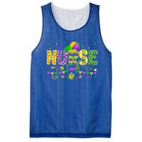 Funny Nurse Lover Mardi Gras Carnival Party Cute Gift Mesh Reversible Basketball Jersey Tank