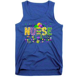 Funny Nurse Lover Mardi Gras Carnival Party Cute Gift Tank Top