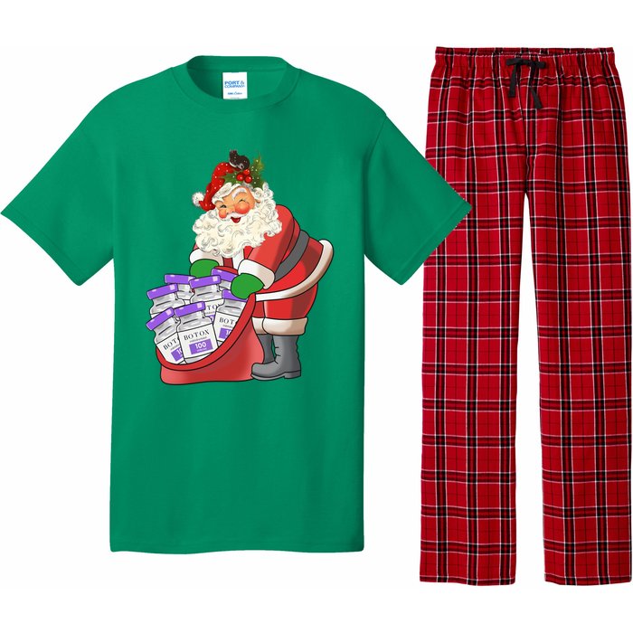 Funny Nurse Life Aesthetic Nurse Christmas Santa Claus Pajama Set