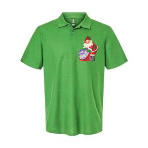 Funny Nurse Life Aesthetic Nurse Christmas Santa Claus Softstyle Adult Sport Polo