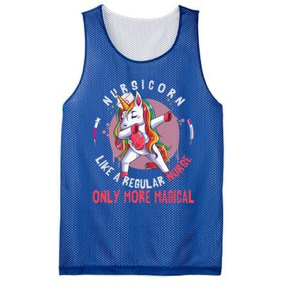 Funny Nursing Lover Nursicorn Graphic Magical Nurse Gift Mesh Reversible Basketball Jersey Tank