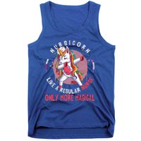 Funny Nursing Lover Nursicorn Graphic Magical Nurse Gift Tank Top