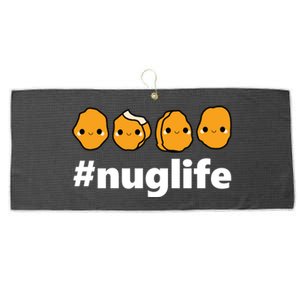 Funny Nug Life Chicken Nugget Costume Gift Large Microfiber Waffle Golf Towel