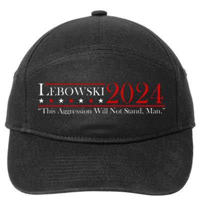 Funny Name Lebowski Political Election Vote 2024 7-Panel Snapback Hat