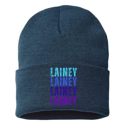 First Name Lainey I Love Lainey Sustainable Knit Beanie