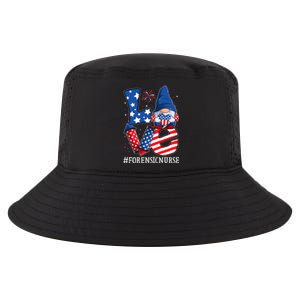 Forensic Nurse Love 4th Of July Gnome Usa Patriotic Gift Cool Comfort Performance Bucket Hat