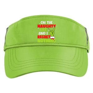 Funny Naughty List Family Christmas Santa Gift Adult Drive Performance Visor