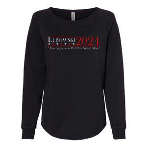 Funny Name Lebowski Political Election Vote 2024 Men Women Womens California Wash Sweatshirt