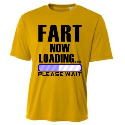 Fart Now Loading Funny Dad Joke Funny Gift Cooling Performance Crew T-Shirt