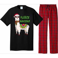 Fleece Navidad Llama Spanish Christmas Llama Pajama Set