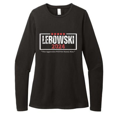 Funny Name Lebowski Political Election Vote 2024 Womens CVC Long Sleeve Shirt