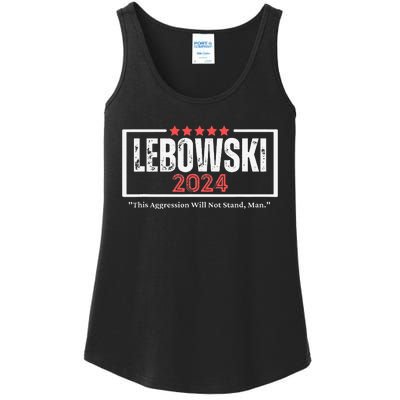 Funny Name Lebowski Political Election Vote 2024 Ladies Essential Tank