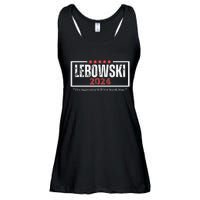 Funny Name Lebowski Political Election Vote 2024 Ladies Essential Flowy Tank