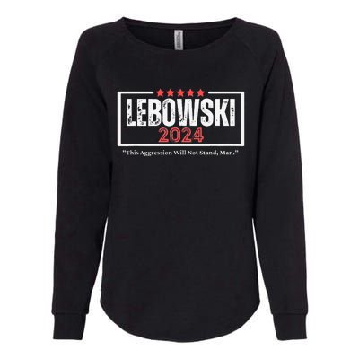 Funny Name Lebowski Political Election Vote 2024 Womens California Wash Sweatshirt