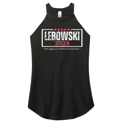 Funny Name Lebowski Political Election Vote 2024 Women's Perfect Tri Rocker Tank