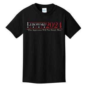 Funny Name Lebowski Political Election Vote 2024 Kids T-Shirt