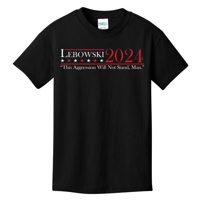 Funny Name Lebowski Political Election Vote 2024 Kids T-Shirt