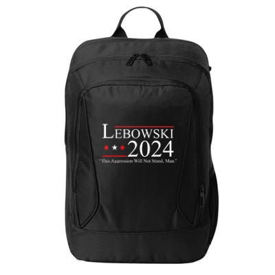 Funny Name Lebowski Political Election Vote 2024 City Backpack